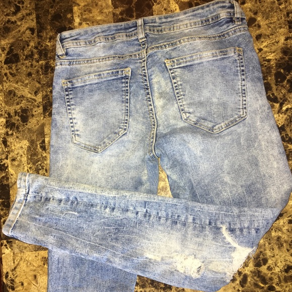 Ardene Denim Skinny jeans with zippers at bottom - Picture 2 of 8